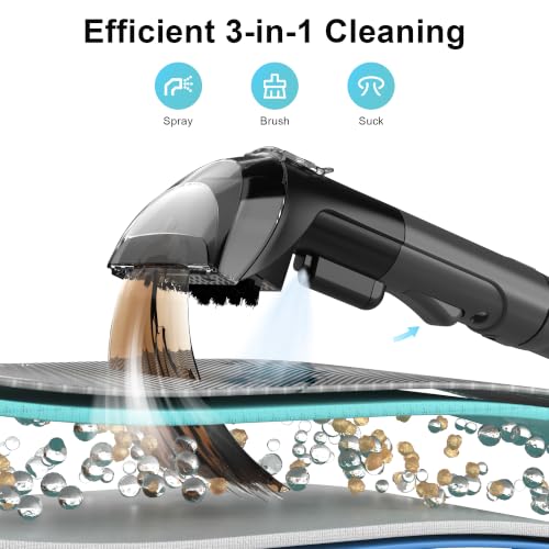 Rivenara Portable Carpet & Upholstery Cleaner Machine - Black, 450W