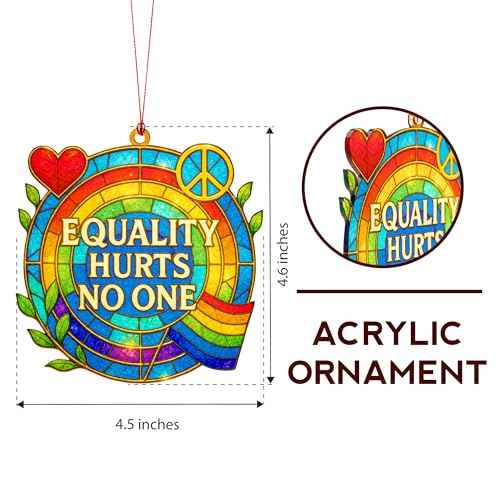 LGBTQ Equality Hurts No One Pride Gifts with story card and envelope, Pride Accessories, Rainbow Decorations, LGBTQ Pride Party Decorations