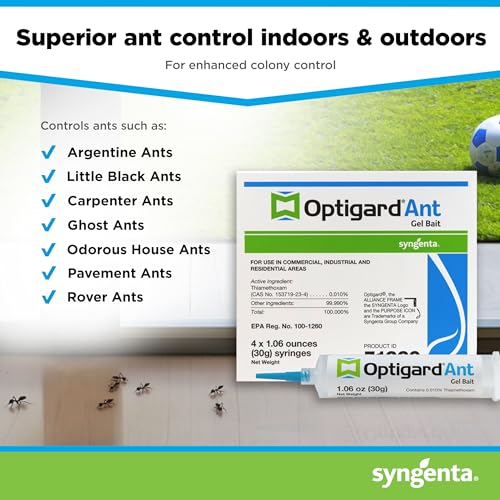 Ant Bait Gel Box with 4 Tubes – Indoor & Outdoor Pest Control, 30g
