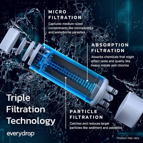 EveryDrop Whirlpool Ice & Water Refrigerator Filter 3 - 1 Pack