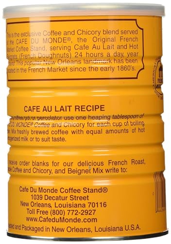 Café Du Monde Coffee with Chicory - 15 oz Pack of 6 | Classic New Orleans Coffee