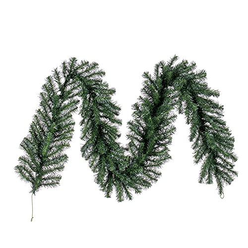 Vickerman 9' x 14" Unlit Artificial Douglas Fir Christmas Garland - Faux Holiday Decor