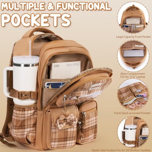 Strawberry Girls Backpack Set with Lunch Box & Pencil Case - 9 Pieces