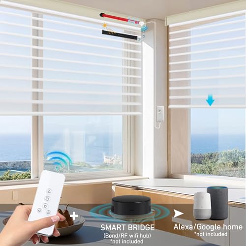 Rechargeable Wireless 1.5 Inch Tube Roller Shade Motor Kit with Remote - Rollerhouse