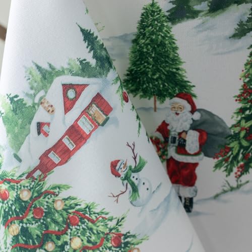 Benson Mills Christmas Wonderland Rectangular Tablecloth 60 x 104 Inches - Holiday Decor
