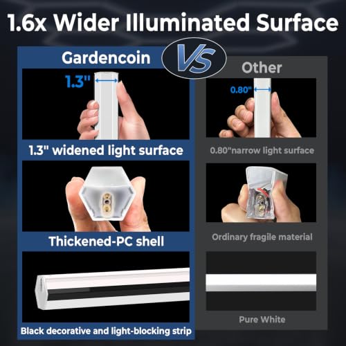 Gardencoin Hexagon LED Garage Light 5 Pack 168W 18000LM 6500K Professional Workshop Lighting