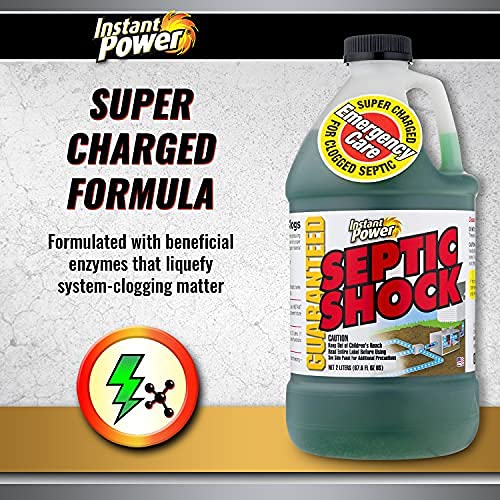 Instant Power Septic Shock Drain & Cesspool Cleaner 2L - 6 Pack