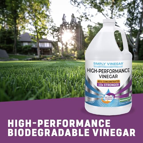Simply Vinegar 49% Industrial Strength Vinegar Pack of 2 - 1 Gallon Each