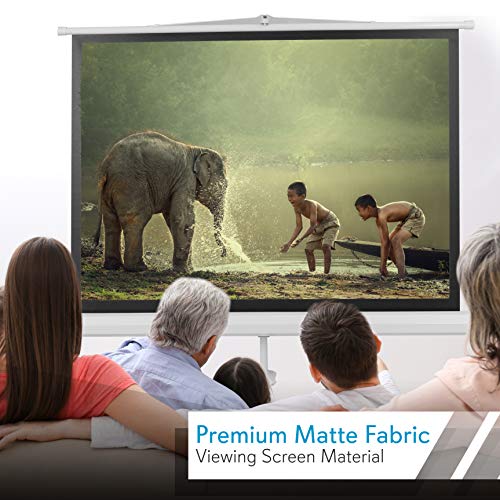 50-Inch Portable Projector Screen with Tripod Stand - Lightweight & Indoor/Outdoor Use