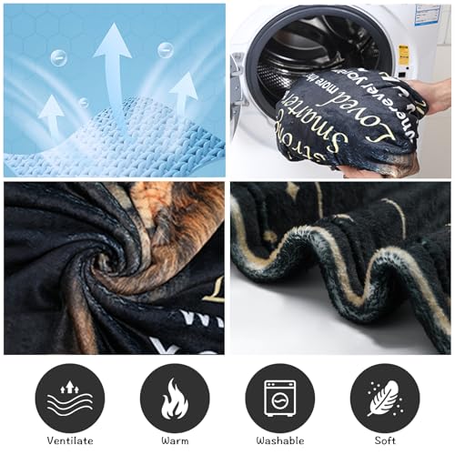 80x60 Brother Gifts from Sister Lion Blanket – Birthday Gift for Brother Adult