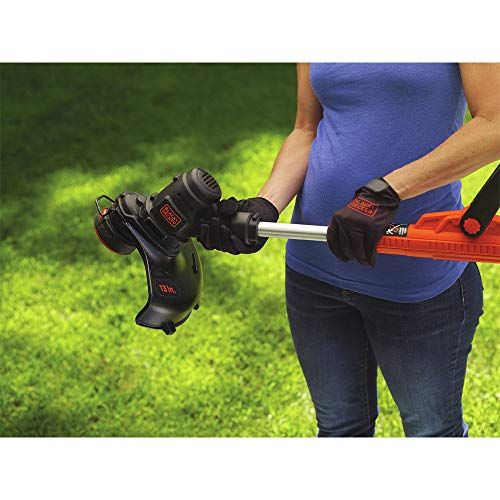 Corded Electric String Trimmer & Edger 13-Inch 5-Amp with Automatic Line Feed - Lightweight & Adjustable