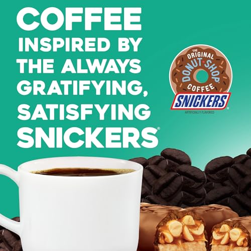 The Original Donut Shop Snickers Flavored Coffee K-Cup Pods - Pack of 60