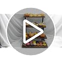 2 Pack Wooden Cupcake Stand 4 Tier Dessert Display Set for Weddings & Parties