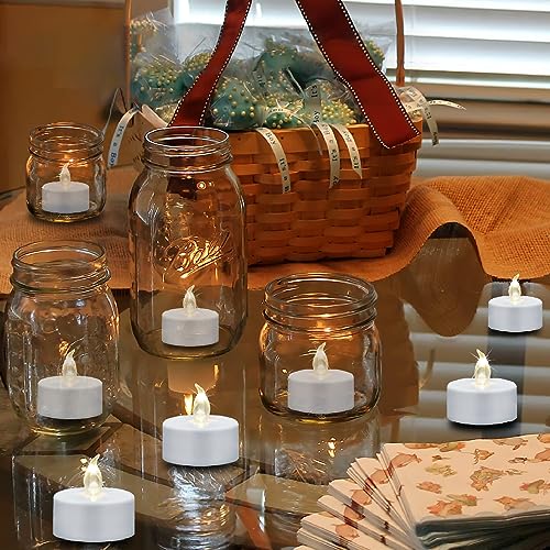 Flameless LED Tea Lights Candles 150 Pack Battery Operated Warm White