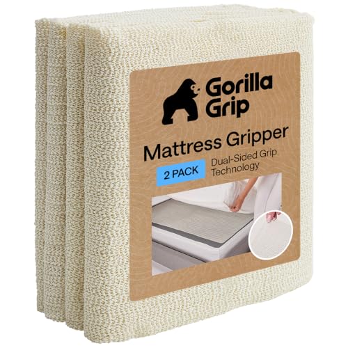 2 Pack Mattress Gripper - Non Slip Twin XL 36x78 Bed Stabilizer