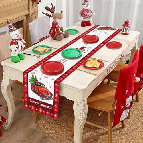 50 Pcs Christmas Paper Plates Red and Green 9 Inch Party Dinnerware
