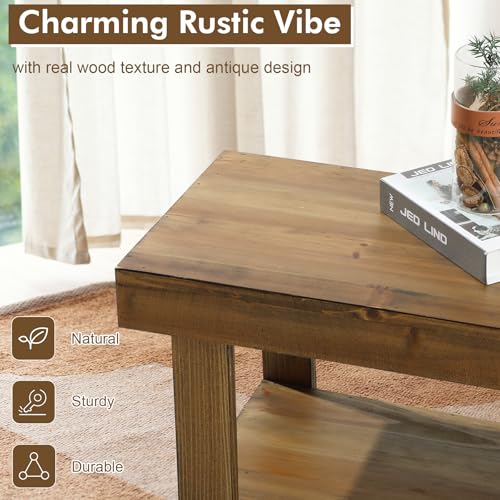 42.6-Inch Solid Wood Entryway Bench Farmhouse Narrow Storage Seat