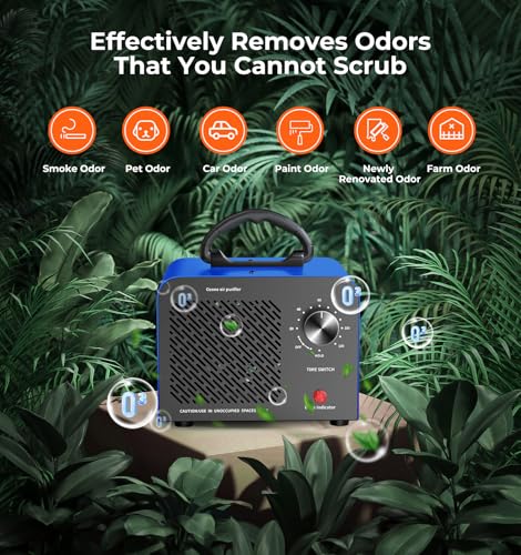 Hadlook Ozone Generator 48,000mg/h High Capacity O3 Machine - Blue - B-Blue