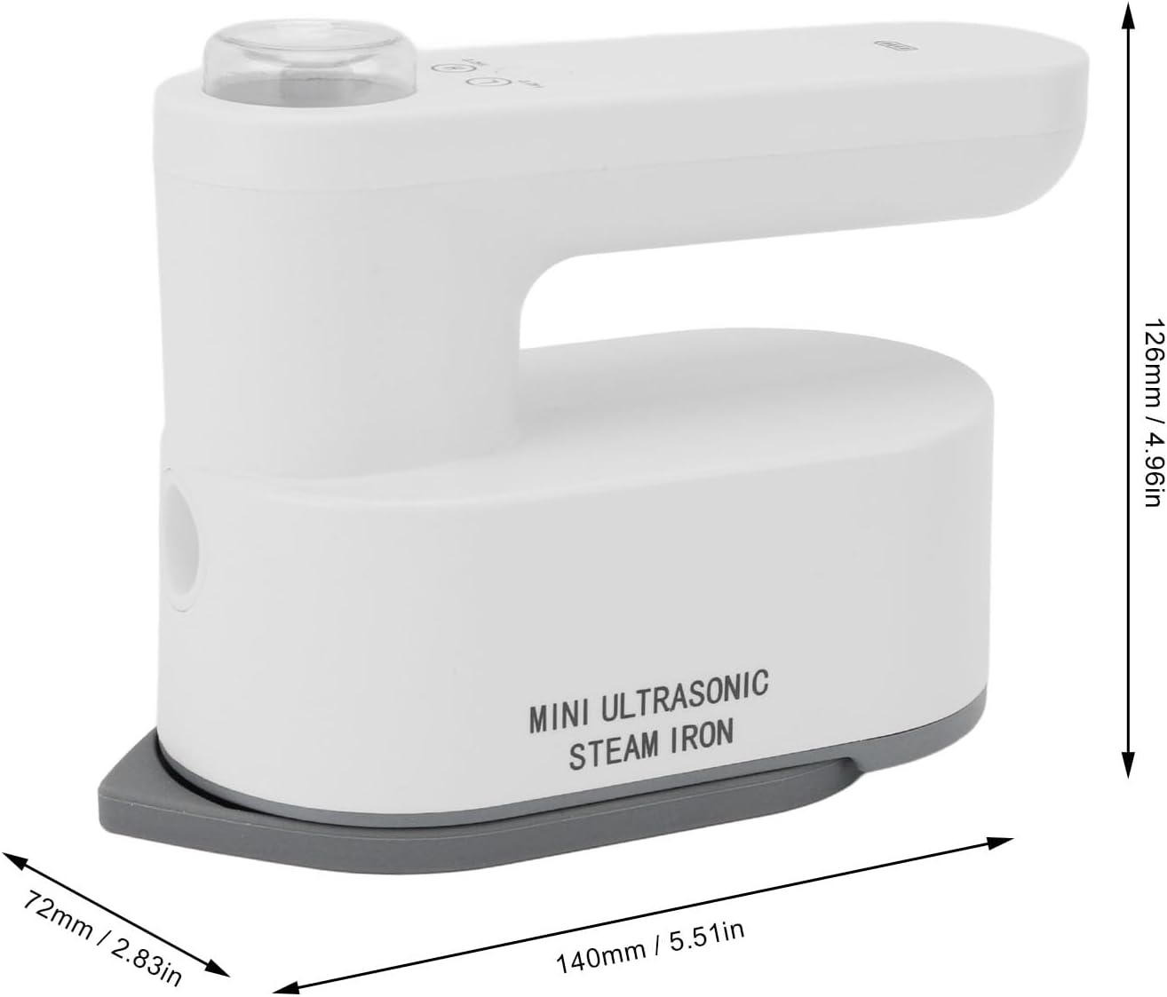 Skiennix Travel Steamer - Cordless Rechargeable Mini Steam Iron with 2 Temperature Settings | Portable Handheld Design