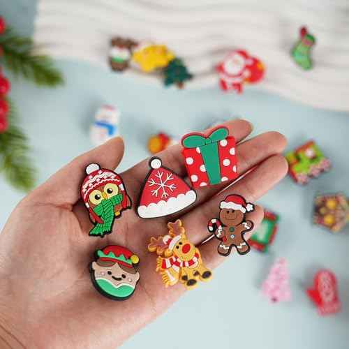 Advent Calendar 2025 Shoe Charms for Kids Boys Girls 24 Days Christmas Countdown Calendar Wristband Clogs Decorations for Shoes