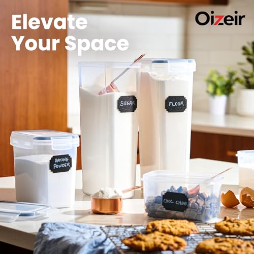 Oizeir 24-Pack Airtight Food Storage Containers with Lids - Pantry Organization
