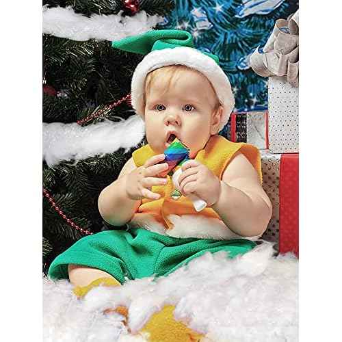 Riakrum Fake Snow Decor Fiber Artificial Snow Cotton Snow Fluffy Indoor Decoration for Winter Mantle Christmas Decoration(120 g)