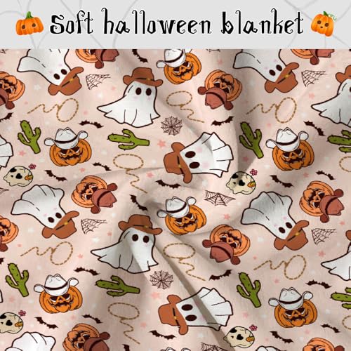 Cowboy Halloween 60x80 Lightweight Flannel Blanket - JOCASA