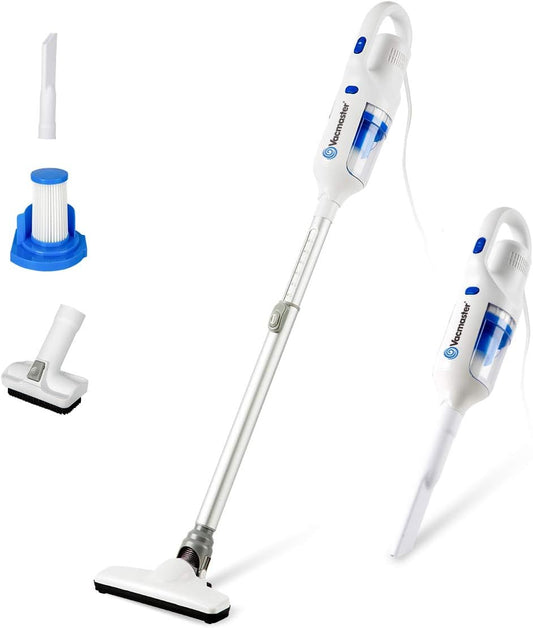 Vacmaster Corded Stick Vacuum Cleaner - 2 in 1 Ultra-Lightweight with 14Kpa Suction Power | HEPA Filter for Home & Pet Hair