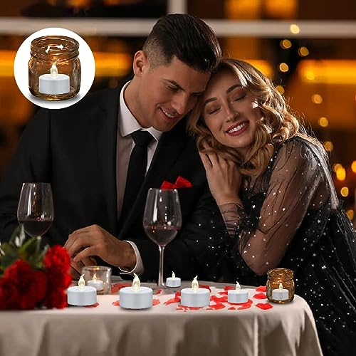Flameless LED Tea Lights Candles 150 Pack Battery Operated Warm White