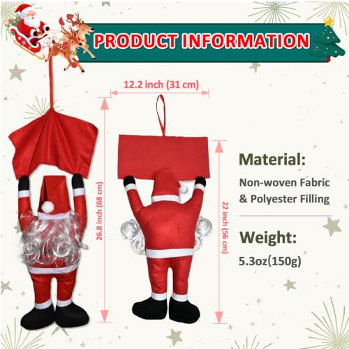 Hanging Santa Claus Car Christmas Decoration - Festive Rear Trunk Decor