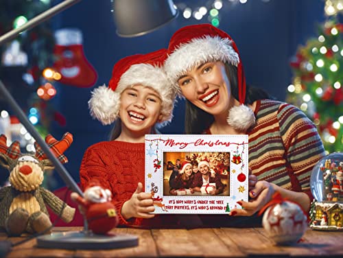 FaCraft Christmas Snowflake Photo Frame 4x6 - Family Holiday Decor 2026