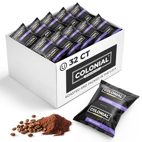 Colony Coffee Ground Frac Packs Colombian Medium Roast 2.5 Oz Pack of 32 - Ground Coffee