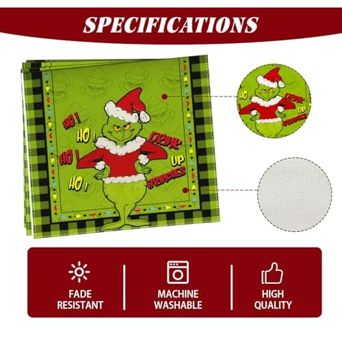 Christmas Table Runner 13x72 Inch Christmas Xmas Winter Holiday Decorations and Supplies for Home Kitchen Dining Room Table Decor