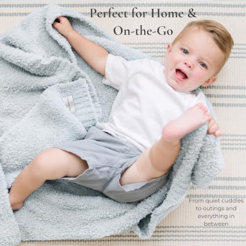 Saranoni Bamboni Baby Blanket Sky Blue 30x40