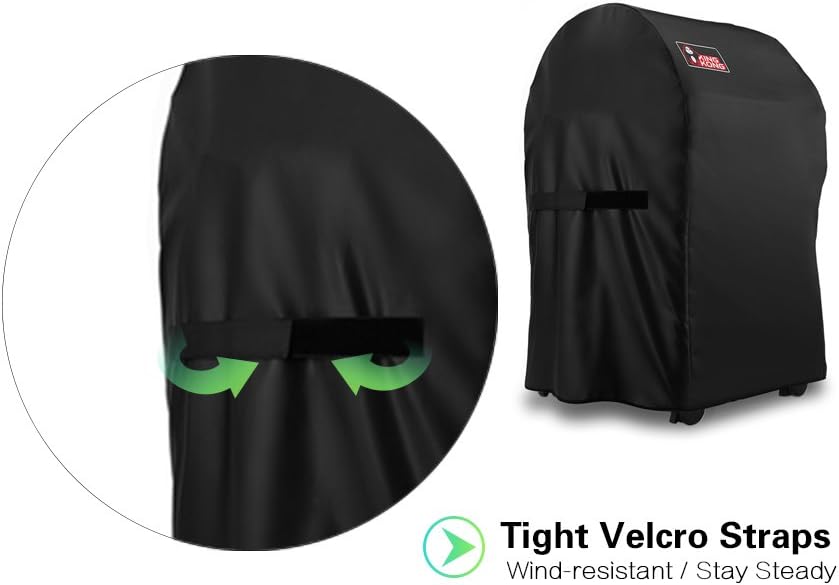 Kingkong 7105 Premium Grill Cover - Fits Weber Spirit 210 Series Gas Grills | Includes Grill Brush & Tongs