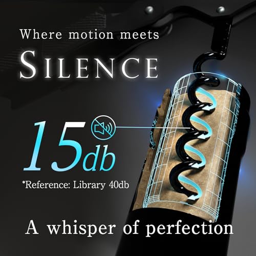 LUSCIOUZ Zero Resistance THE HELIX Corkscrew Silent Wine Bottle