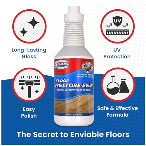 Clean-eez Ultimate Floor Restorer & Polish - 1 Bottle with Microfiber Applicator