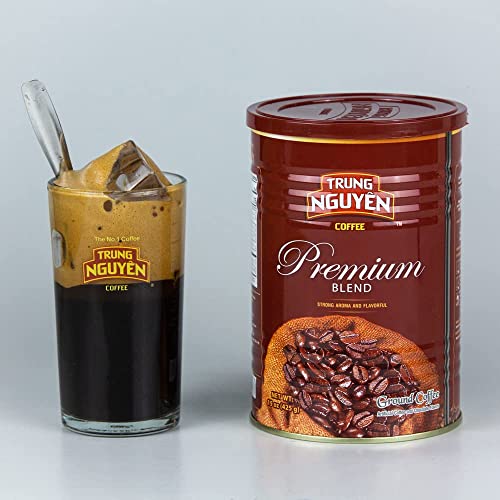 Trung Nguyen Premium Arabica & Robusta Vietnamese Coffee - 2 Cans, 15 oz Each