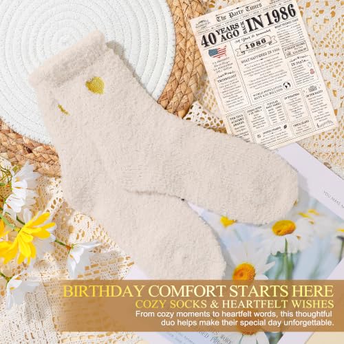 40th Birthday Gifts for Women - Happy 40 Year Old Vintage 1986 Gift - Variation: 40th