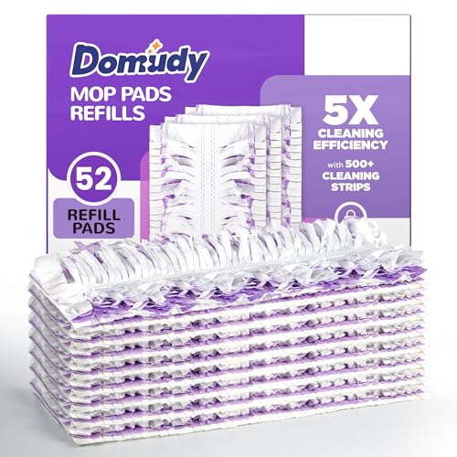 52 Count Deep Clean Mop Refill Pads for Swiffer Power Mop - Multi-Surface