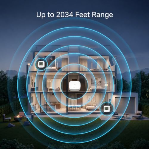 YoLink Indoor Temperature and Humidity Sensor Kit with Hub - Long-Range Wireless