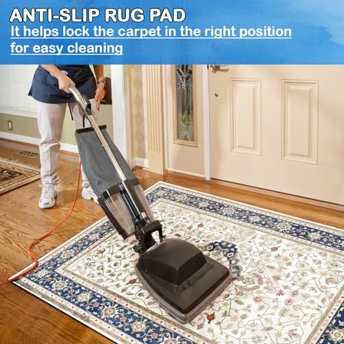 9 x 12 ft Waterproof Rug Pad - Non-Slip Felt & TPR Rug Protector - Extra Large, 1/8" Thick