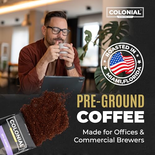 Colony Coffee Ground Frac Packs Colombian Medium Roast 2.5 Oz Pack of 32 - Ground Coffee