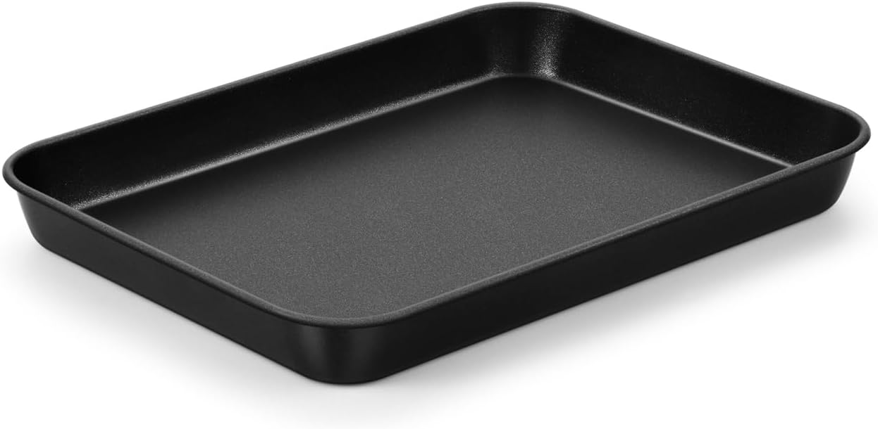 P&P CHEF 10.5 Inch Non-Stick Baking Cookie Sheet Pan - Durable Carbon Steel Oven Tray for Easy Cooking & Cleaning