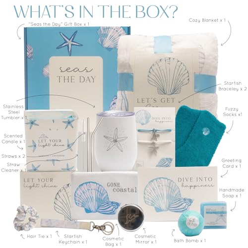 The Love Crate Co. Self Care Package for Women – Thinking of You Self Care Kit, Orange Birthday Box for Her, Get Well Soon Basket, Spa Treat for Women, After Surgery Care Package, Thoughtful Gift Idea