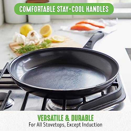 GreenLife 16-Piece Ceramic Nonstick Cookware Set with Soft Grip Handles - Black, Variation of THIS listing
