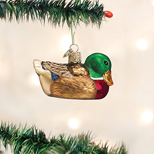 Mallard Glass Ornament by Old World Christmas - Hand-Painted, 1800s Craft