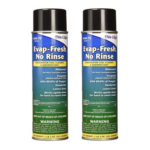 Nu-Calgon 2 Pack No Rinse Coil Cleaner Spray with Fresh Scent - Ready-to-Use