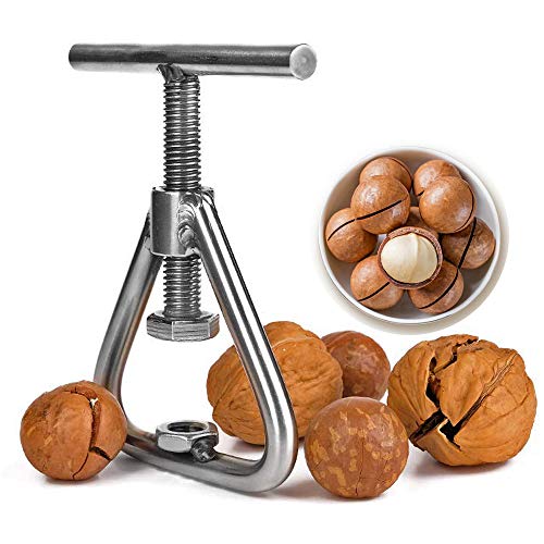 BENEKIY Heavy Duty Nut Cracker, Stainless Steel Plier Opener for Pecans, Walnuts, Macadamias