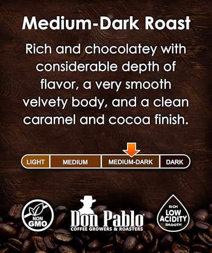 2lb Whole Bean Arabica Coffee - Medium-Dark Roast - Low Acidity - Signature Blend - Pack of 1